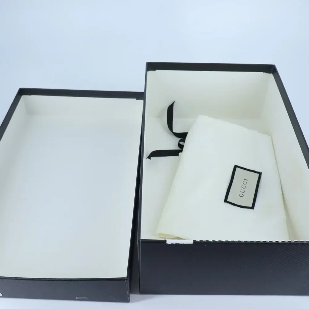 Gucci Black and White Designer Shoe Gift Box 12